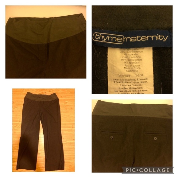 🌟4/$16🌟Thyme Maternity dress pants.  Gray size XL. - Picture 1 of 1